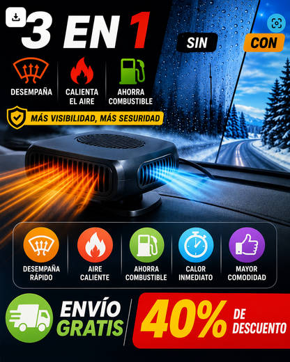 AutoHeat Clear - Mejor visibilidad o auto cálido, tú eliges cómo hacer tus mañanas más cómodas.