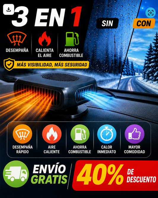 AutoHeat Clear - Mejor visibilidad o auto cálido, tú eliges cómo hacer tus mañanas más cómodas.