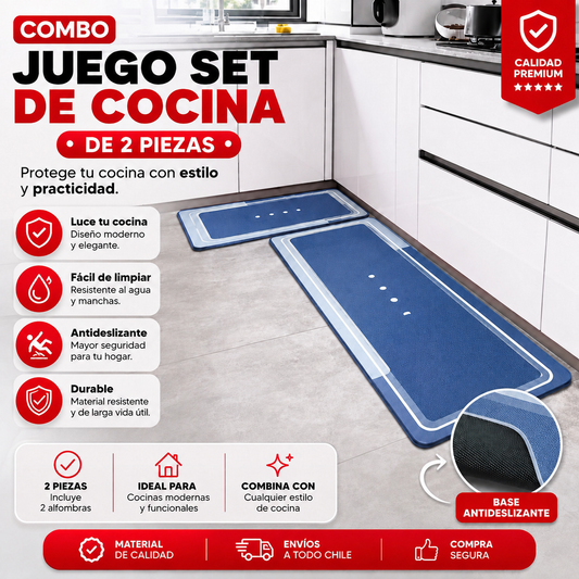 COMBO 2X1 Alfombras Antideslizantes ¡Absorben al Instante!